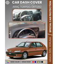 PEUGEOT 306 (1997-2002) Torpido Örtüsü Ön Göğüs Koruma Torpido Koruma Birebir Uyum Kaymaz Özel Kesim