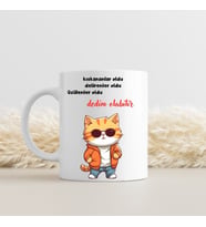 Kıskananlar Oldu Tasarımlı Espirili Kupa Bardak