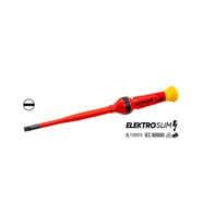 İzeltaş 1000V İzoleli Elektro Slim Düz Uçlu Tornavida 5.5x100 mm-İZELTAŞ 14000005332