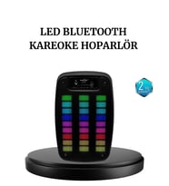 Mey İthalat® Gts 1793 Kablosuz Bluetooth Hoparlör 6.5 İnç Işıklı Güçlü Bass