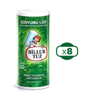 Billur Tuz Sodyumu Azaltılmış 500 gr x 8 Adet