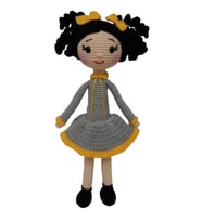 Gümüş Bebek Amigurumi Organik Oyuncak