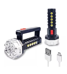P-17 17+5 Cob Ledli Işıldak Fener
