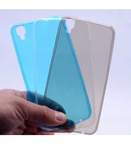 LG X Power Kılıf  Ultra İnce Silikon Kapak (Mavi)