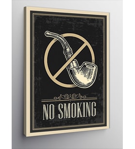 Kanvas Tablo Sigara İçilmez