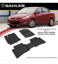 Hyundai Accent Blue Havuzlu Paspas 4,5D Sahler