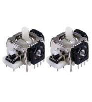 2 ADET XBOX 360 Analog Motor Joystick XBOX 360 Kol Tamiri İçin Yedek Parça (Gri)