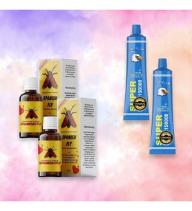 2 Kutu Spanish Fly Kadın Istek ve Detekleyici Damla 20ML+2 Kutu Super Viga 150000 Gecikme Etkili ozel Krem