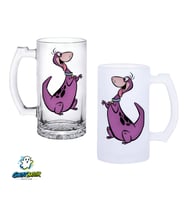 Dino Kulplu Bira Bardağı Buzlu veya Şeffaf Seçenekli 0286