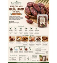 Safhasat Kurutulmuş Kudüs Hurma (İri Boy) 250 g