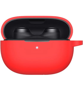 Xiaomi Redmi Buds 3 Lite ile uyumlu Kulaklık Kılıf Darbeye Dayanıklı Silikon Yumuşak Koruyucu Toz ve Kirden Koruyan Redmi Buds 3 Lite ile uyumlu Kulaklık Kılıfı Kırmızı