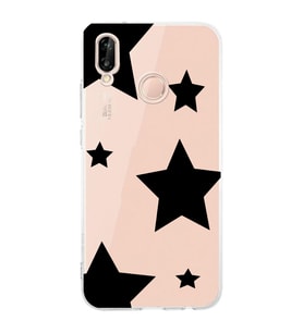 Huawei P20 Lite Uyumlu Baskılı Yumuşak Silikon Şeffaf Telefon Kılıfı