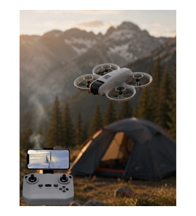 Kameralı Mini Drone – Headless Mod, Engel Algılama ve LED Işıklı