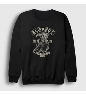 Presmono Unisex Siyah Reaper Slipknot Sweatshirt 113030tt