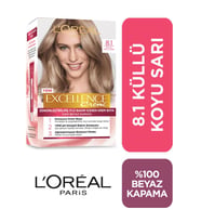 Loreal Paris Excellence Creme Saç Boyası 8.1 Küllü Koyu Sarı