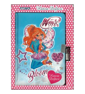 GIPTA WINX CLUB KİLİTLİ  SERT KAPAK KUTULU HATIRA DEFTERİ 14X20 120 YP. - 3402