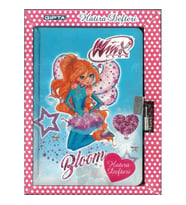 GIPTA WINX CLUB KİLİTLİ  SERT KAPAK KUTULU HATIRA DEFTERİ 14X20 120 YP. - 3402