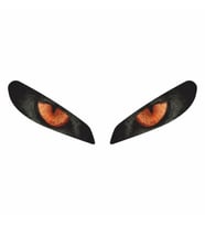 CF MOTO Cf Moto 250 Sr 2020 - 2024 Uyumlu Far Sticker Turuncu