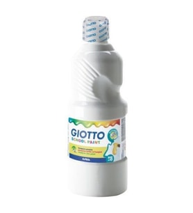 Giotto School Paint 500Ml Beyaz Guaj Boya 535301