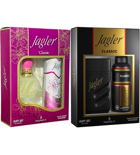 Jagler Parfüm Seti (Karma Set) Kadın 60ML Classic + Deodorant / Erkek 90ML Classic + Deodorant