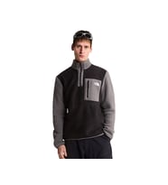 The North Face M YUMIORI 1/4 ZIP Erkek Outdoor Çeyrek Fermuarlı Polar Üst NF0A883SWOO1 Siyah