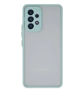Durukar® Samsung Galaxy A13 4G Kılıf Montreal Silikon Kapak - Turkuaz