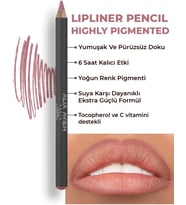 Uzun Süre Kalıcı Dağılma Yapmayan Nemlendirici Dudak Kalemi - Lipliner Pencil 03 Sheer Coral