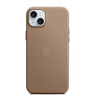 iPhone 15 Plus için MagSafe özellikli Mikro Dokuma Kılıf (Kahverengi)