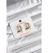 14K Gold Renk Kaplama CM Kadın Küpe - TJ-BKP11422