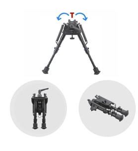 Vector ROKSTAD HAREKETLİ HARRIS TİPİ BIPOD AYAK 6'' SCBPS-04