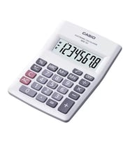 Casio MW-5V-WE Beyaz Renkli Mini Masaüstü Hesap Makinesi (8 Haneli)