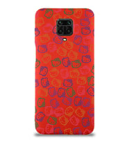 Xiaomi Redmi Note 9s Uyumlu Lansman Kılıf Hello Kitty Tasarımlı İçi Kadife Kapak-Kırmızı (Şeffaf)