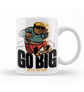 Go Big Kupa Bardak Porselen