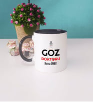 Göz Doktoru Kupa Bardak Siyah