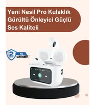 Otomatik Bağlantılı Bluetooth Kulaklık ANC Özellikli Su ve Ter Dayanıklı