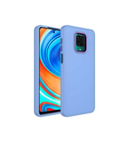 Xiaomi Redmi Note 9 Pro Uyumlu Kılıf Metal Çerçeve ve Buton Tasarımlı Silikon Zore Luna Kapak