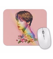 Bts Jimin Çiçekli Mouse Pad.jpg