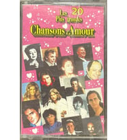(Plak Değildir KASET tir) Chansons D'Amour 20 Les Plus Grandes Kaset