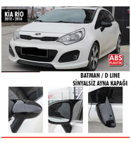 Kia Rio / 2012 -2016 Sinyalsiz Uyumlu Batman Yarasa Ayna Kapağı