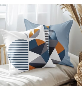 eJOYA Modern Tasarımlı 2'li Yastık İçi Ve Kırlent Kılıfı 45cm 113429