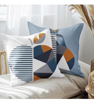 eJOYA Modern Tasarımlı 2'li Yastık İçi Ve Kırlent Kılıfı 45cm 113429