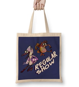 Regular Show 01 Bez Çanta Uzun Saplı