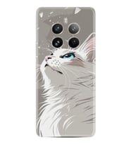 12 4G Kılıf Boutique Baskılı Resimli Beyaz Kedi Pcode -061
