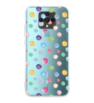 PrintiFy Tecno Camon 18 ile Uyumlu Water Color 6  Kamera Korumalı Şeffaf  Kılıf
