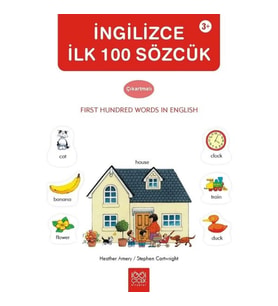 İngilizce İlk Yüz Sözcük Çıkartma Kitabı