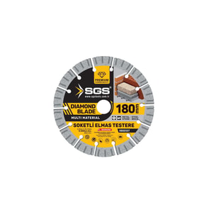 180MM SOKETLİ ELMAS TESTERE MULTİ MATERİAL SGS2337