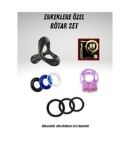 Zirve Seti – Titreşimli Özel Set 3 Renk + 3 Boyut + Siyah Tek Form + Islak Mendil