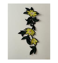 12X34 CM NAKIŞLI ÇİÇEK YAPRAKLI VE DALLI APLİKE