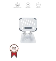 Torima JX-045 Beyaz Katlanabilir  Masaüstü Telefon Ve Tablet Standı Tablet / Telefon Tutucu