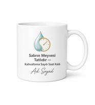 Aralıklı Oruç Kupası Kahvaltı Beklerken Su İçme Bardağı Hediye Kupa